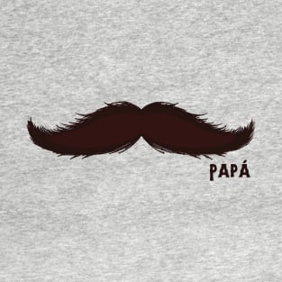 Mustache Dad Papa T-Shirt